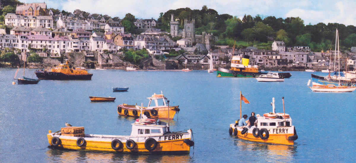 Ferries off Polruan